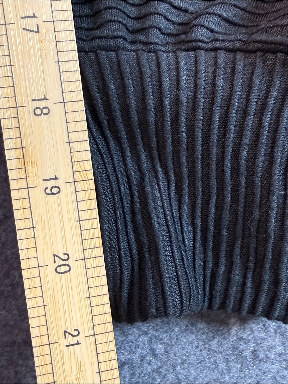 Calia Black Ribbed Mock Neck Sweater Size Small Relaxed Oversized Knit Cozy - Picture 9 of 10